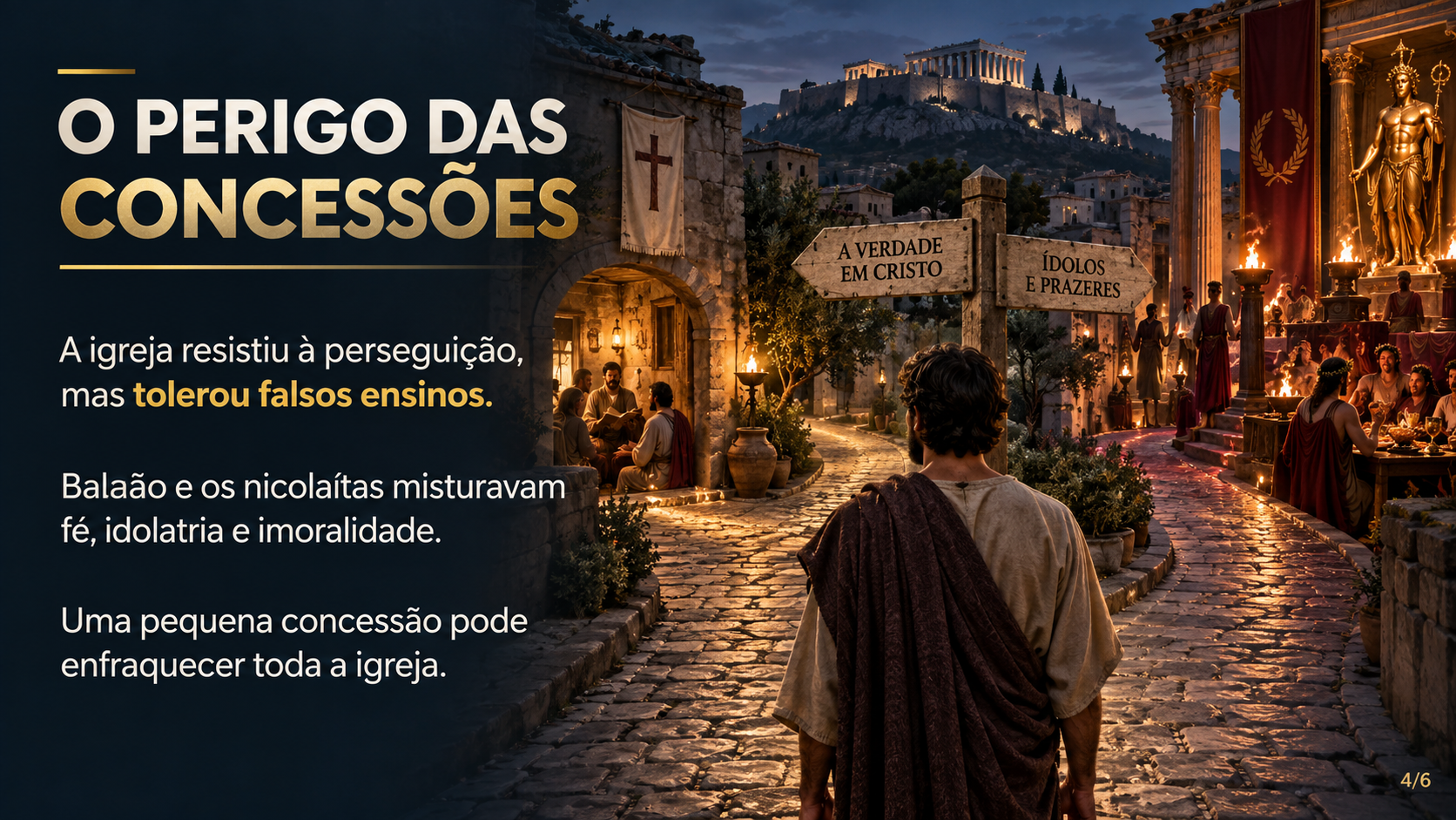 Resumo 4 de 6: O perigo das concessões — Apocalipse 2.14–15