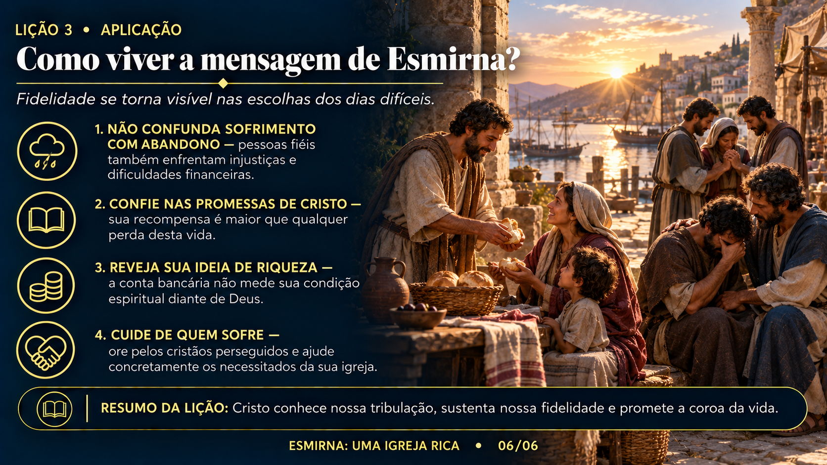 Resumo 6 de 6: Como viver a mensagem de Esmirna — Apocalipse 2.11